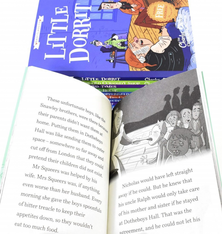 Sweet Cherry Publishing - 經典作品 - 查爾斯狄更斯10冊盒裝英文版小說 the charles dickens