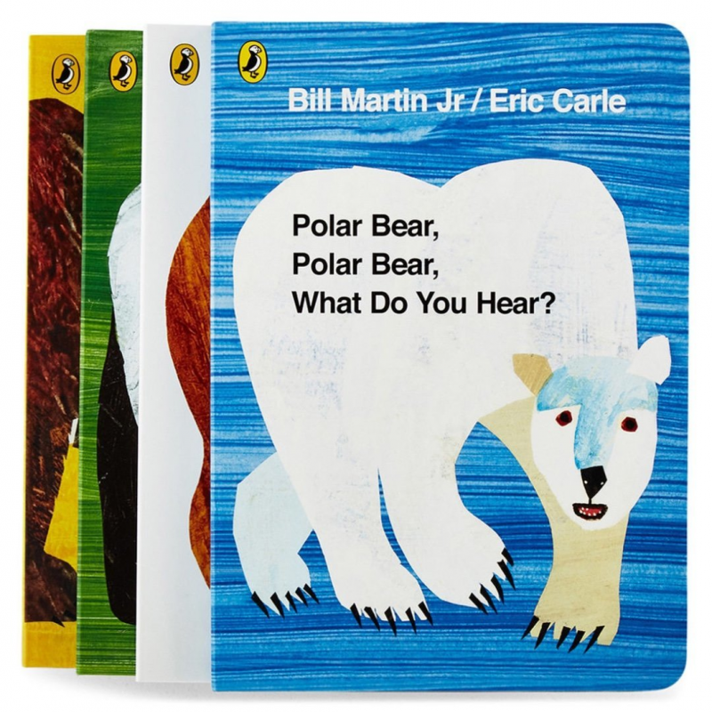 The World of Eric Carle - 英文原版繪本 4冊套裝 Eric Carle 艾瑞卡爾Brown Bear What Do You See