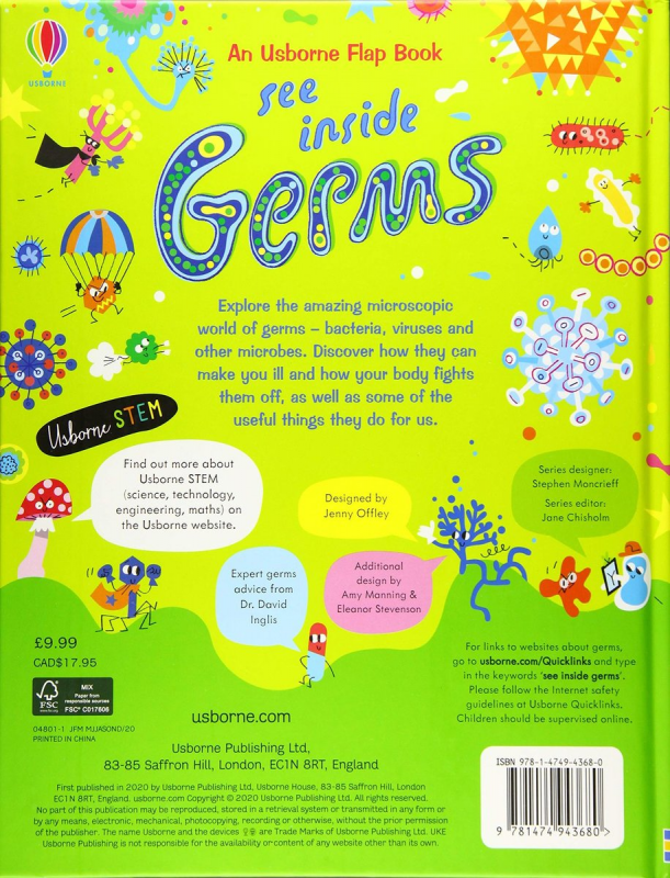 Usborne - 奧斯本-深入了解細菌 Germs