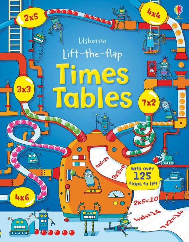 Usborne - Lift the Flap: Times tables 乘法表平行進口產品
