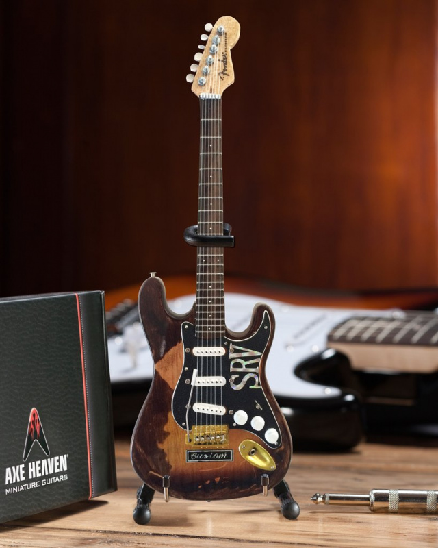 Axe Heaven SRV-040 SRV Custom Miniature Fender™ Strat™  迷你結他複製擺設