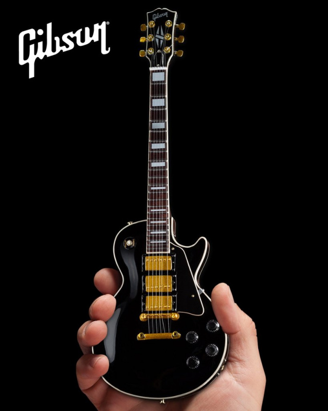 Gibson GG123  Les Paul Custom Ebony 結他複製擺設