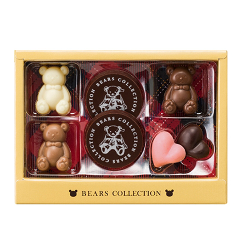 日本Mary's Bear Collection 趣緻熊仔雜錦朱古力禮盒 (1盒7粒)【市集世界 - 日本市集】
