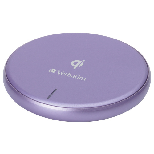 Verbatim Qi Metal 無線充電器 [紫色] (65796)