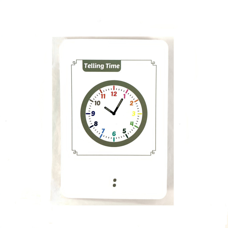 時間學習系列 - 時間學習卡, 時針,分針