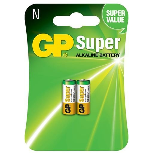 GP 超霸 N Size Alkaline LR1 鹼性電池 兩粒一排