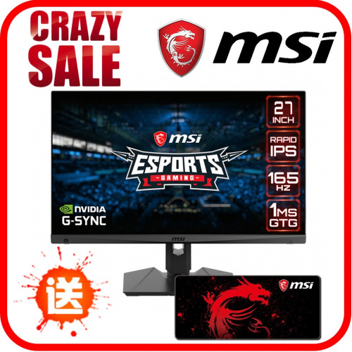 MSI Optix MAG274QRF 27" 2K 電競顯示器