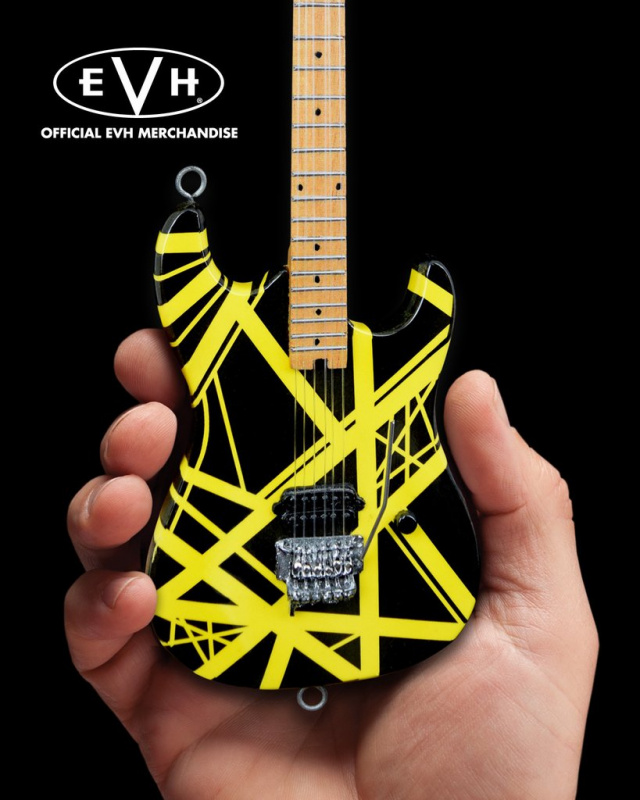 EVH EVH-002 "Frankenstein" Eddie Van Halen Black-Yellow VH2 Bumblebee  結他複製擺設