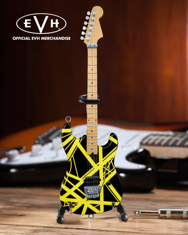 EVH EVH-002 "Frankenstein" Eddie Van Halen Black-Yellow VH2 Bumblebee  結他複製擺設