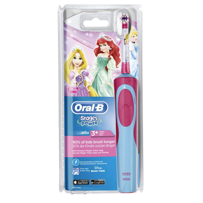 Oral-B - D12.513 兒童充電電動牙刷 (公主) （平行進口）