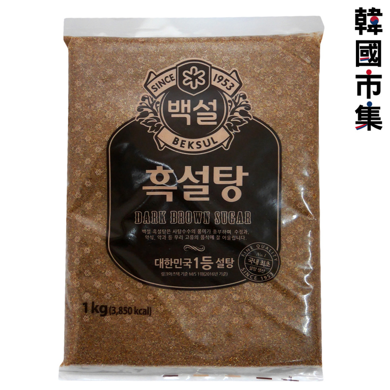 韓版CJ Beksul 食糖 韓國純黑糖 1kg【市集世界 - 韓國市集】