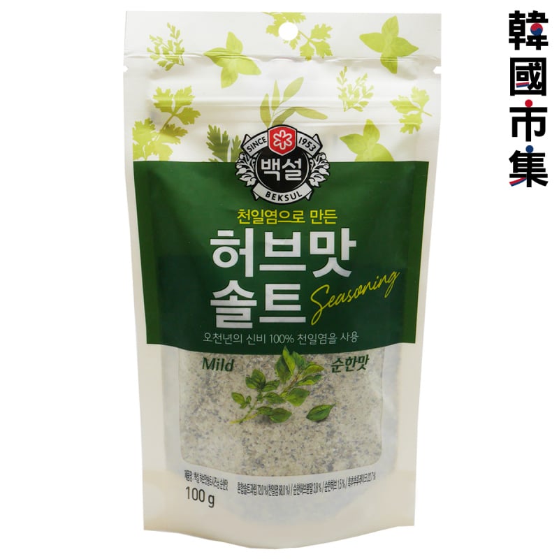 韓版CJ Beksul 食鹽 混合香草鹽 100g【市集世界 - 韓國市集】