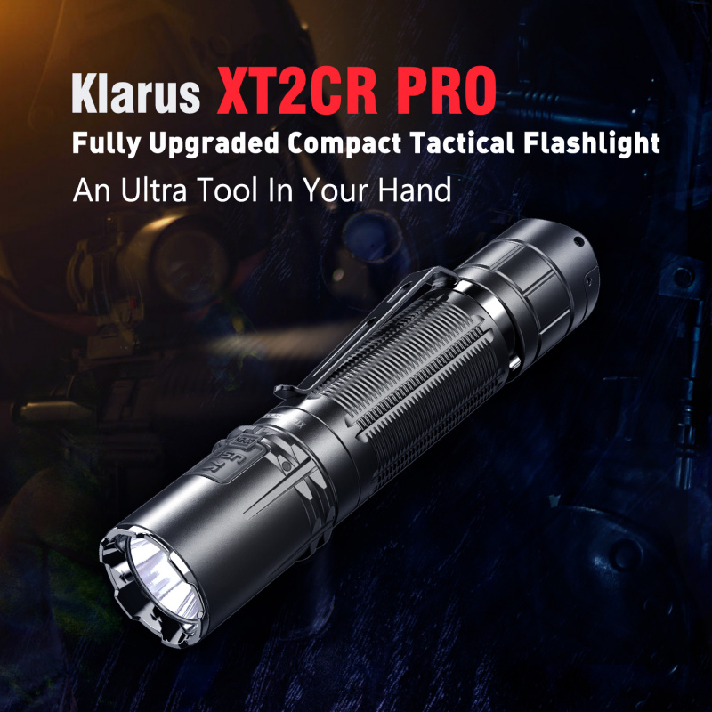Klarus XT2CR Pro 2100lm USB-C 充電 戰術電筒