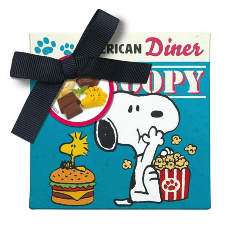 日版 史努比Snoopy & Friends 超限定 獨特造型朱古力 小禮盒 (1盒4粒)【市集世界 - 日本市集】