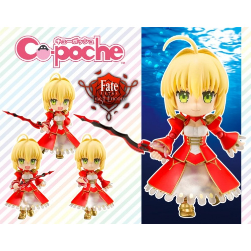 [現貨] 壽屋 Cu-poche 口袋人 Fate/Extra Last Encore Saber 可動人偶