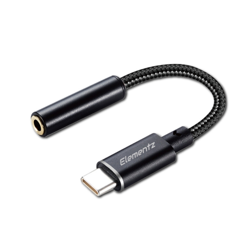 Elementz USB TYPE C to  3.5mm HiFi Jack Adapter ATF-35P