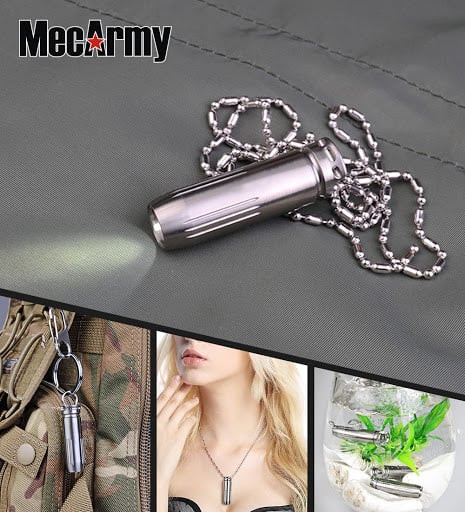 MecArmy BL43 鈦金屬子彈型 USB充電 匙扣電筒