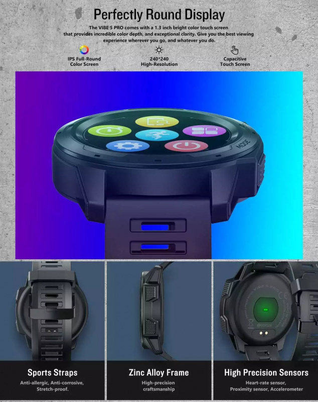 Zeblaze Vibe 5 Pro 智能手錶