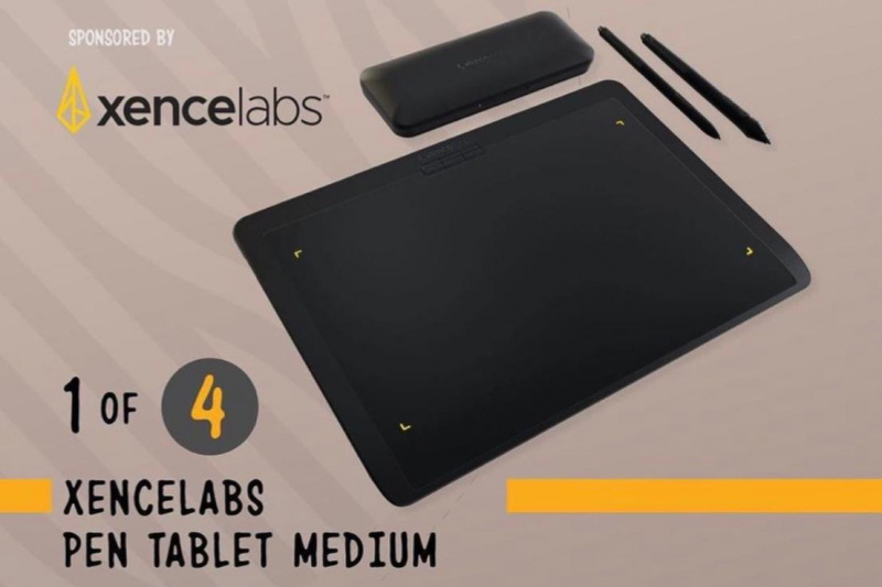 Xencelabs 專業繪圖板 - Pen Tablet Medium 中板（黑色）