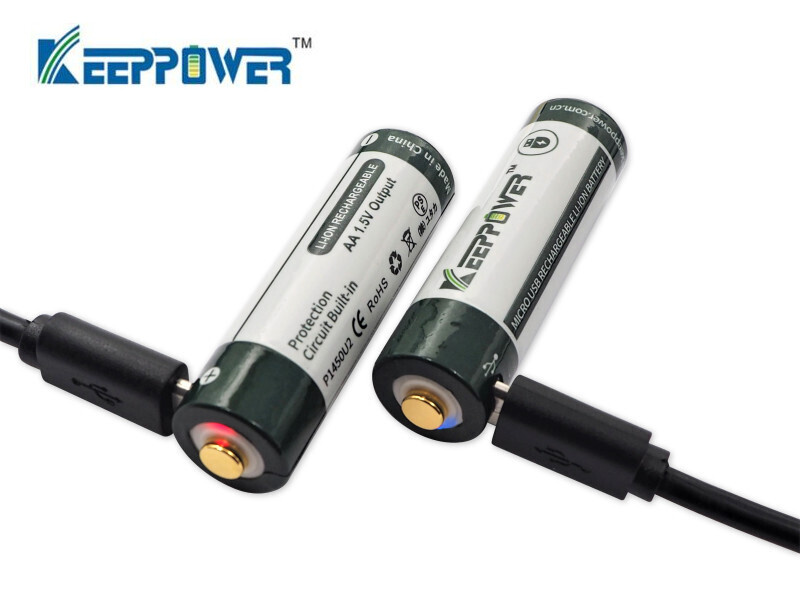 Keeppower 1.5v AA 2260mAh USB直充 鋰電