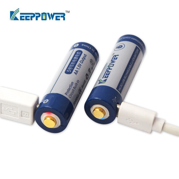 Keeppower 1.5v AA 1950mAh USB直充 鋰電