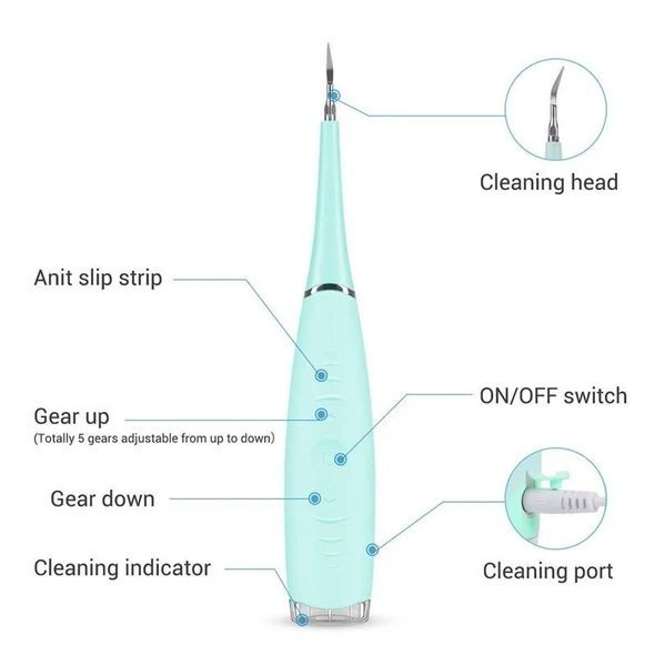 超聲波DIY電動牙石牙跡清潔洗牙器