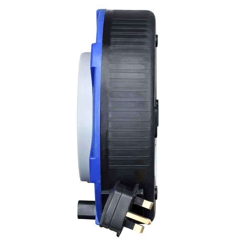 英國Masterplug 4 X 13A 8米拖轆 MCT0813/4BL Cassette Reel  藍黑色