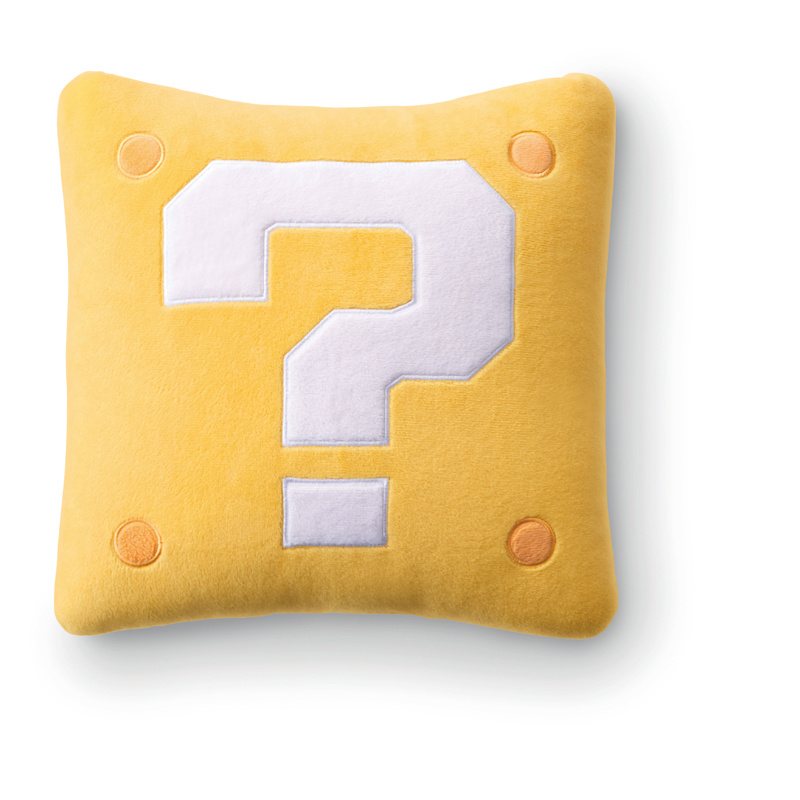 任天堂 Nintendo 超級瑪利歐問號方塊兩用頸枕