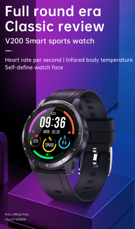 CAVO V200 鋁合金大屏幕智能手錶