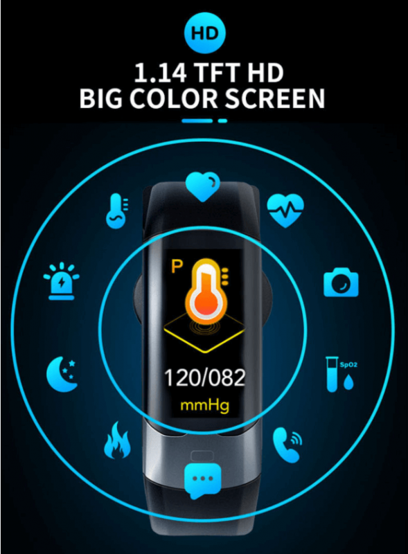 Spovan H02 TFT炫彩大屏幕智能手環