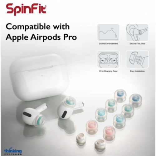 (全新行貨) Spinfit CP1025 專利技術AirPods Pro用升級耳膠