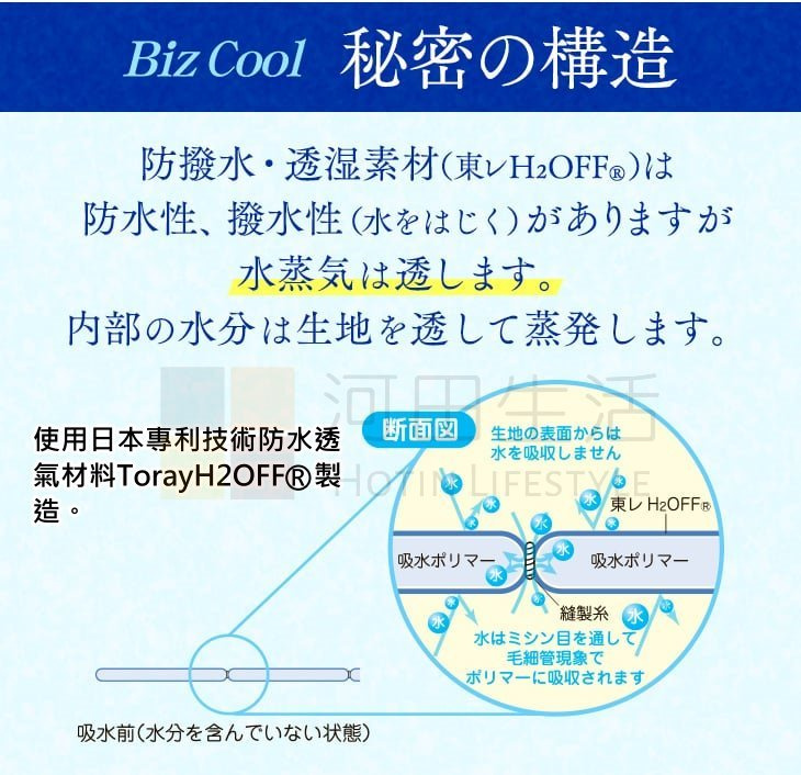 ISHIZAKI Biz Cool 冷感散熱領環