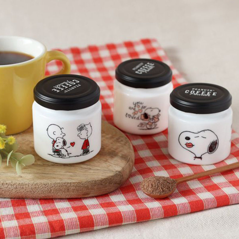 日本Inic Coffee Snoopy 史努比密封瓷樽 榛果朱古力甜點咖啡粉 21g【市集世界 - 日本市集】