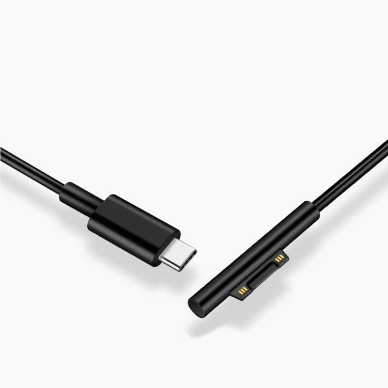 Surface Connect USB-C充電線1.8M 適用於Microsoft Surface 7 6 5 4 3 15V 3A USB-C（必須 PD充電器）