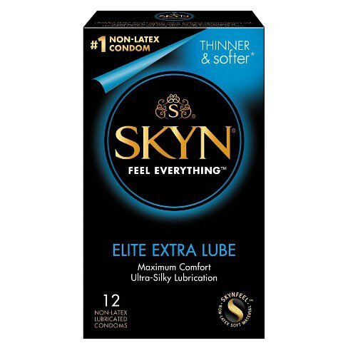 SKYN Elite Extra Lube 特薄加潤安全套 12 片裝