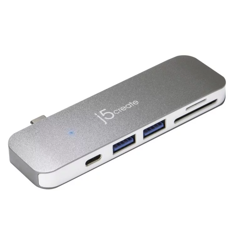 J5create UH-JCD388 - JCD388 6 合 1 USB-C UltraDrive 超薄型手提電腦適用 (UH-JCD388)