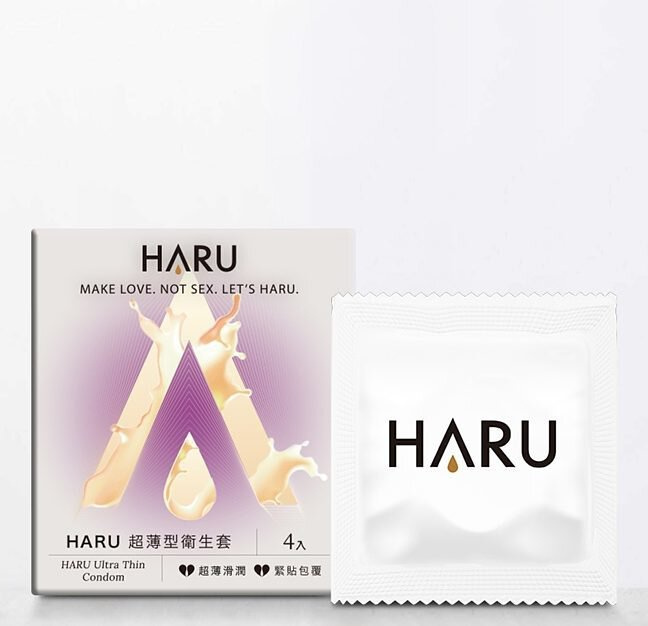 HARU Ultra Thin 超薄滑潤安全套 4片裝