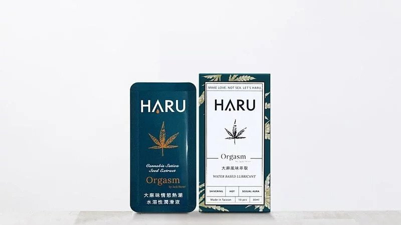 HARU: POCKET 卡片即棄型 大麻情慾香氛熱感潤滑液 3ml 10片裝