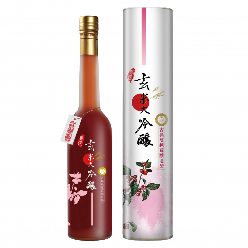 廣誠 - 玄米大吟嚷三年蔓越莓醋 500ml