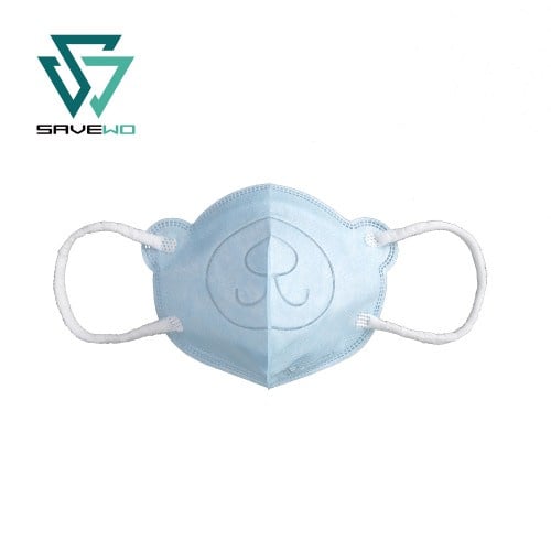 SAVEWO 3DBEAR 救世立體啤口罩 (30片/盒 ，獨立包裝) (6-24月嬰幼兒適用) [3色]