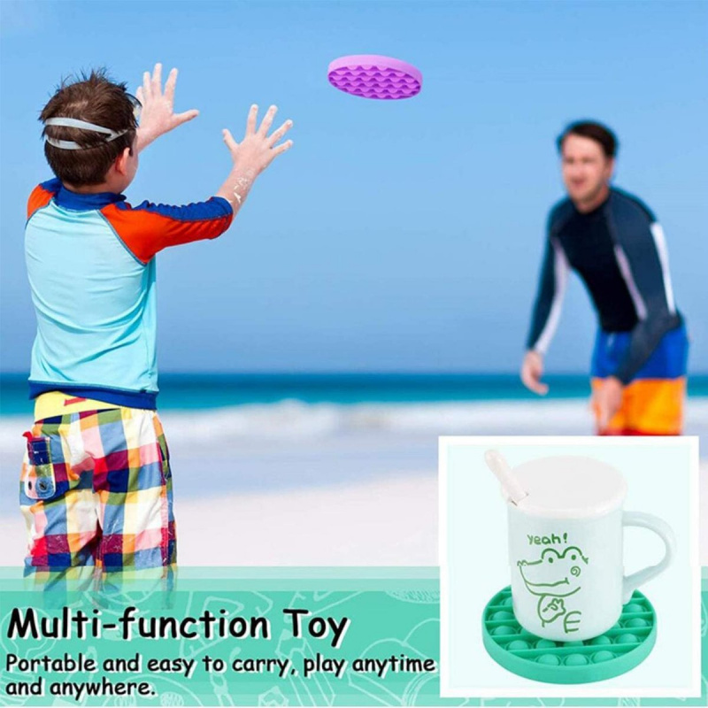 擠壓式體感桌上訓練集中力遊戲Fidget Sensory Toy Autism ADHD ADD訓練 親子 圓形