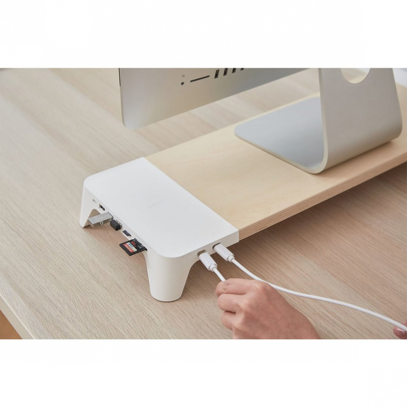 EYES8-15W Fast Charging +USB Hub Monitor Stand