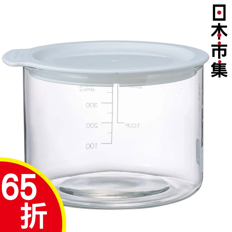 日版Hario 耐熱玻璃 日本製密實玻璃食物盒 400ml【市集世界 - 日本市集】