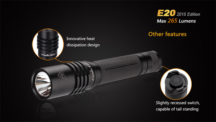 Fenix E20 CREE XP-E2 LED - 265lm 2x AA 電筒