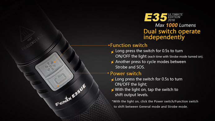 Fenix E35 UE Ultimate Edition 1000lm LED 電筒