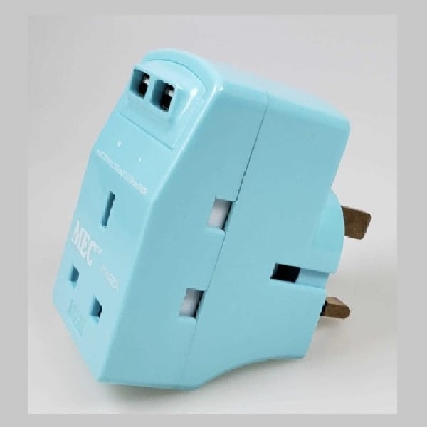 MEC 和風日式萬能插蘇連2 USB 充電器 N13USB3A[充電器 電池] 【香港行貨保養】