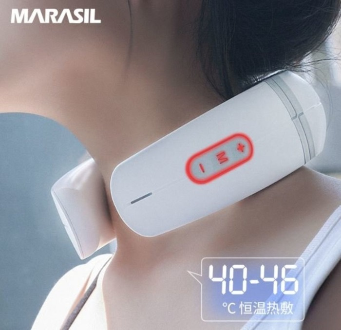 日本 瑪瑞莎 Marasil 智能頸椎按摩器 TM-203 白色