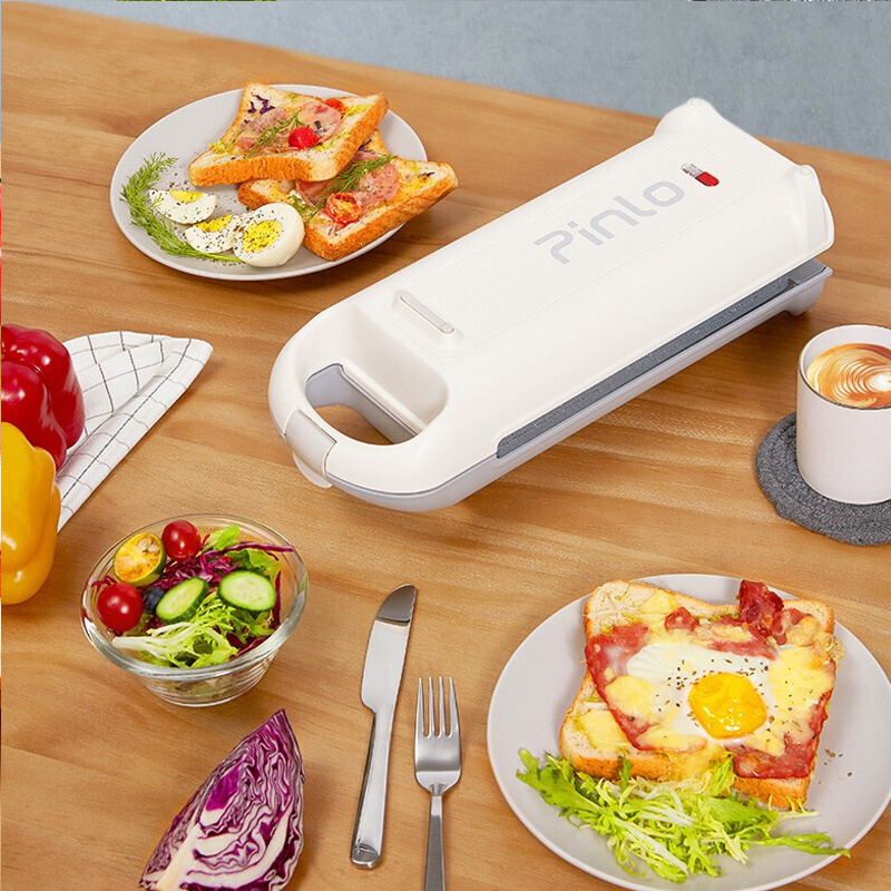 小米 - pinlo煎烤三明治機plus版 多功能煎烤輕食機 早餐機 雙面加熱 可沖洗 三明治機（平行進口）