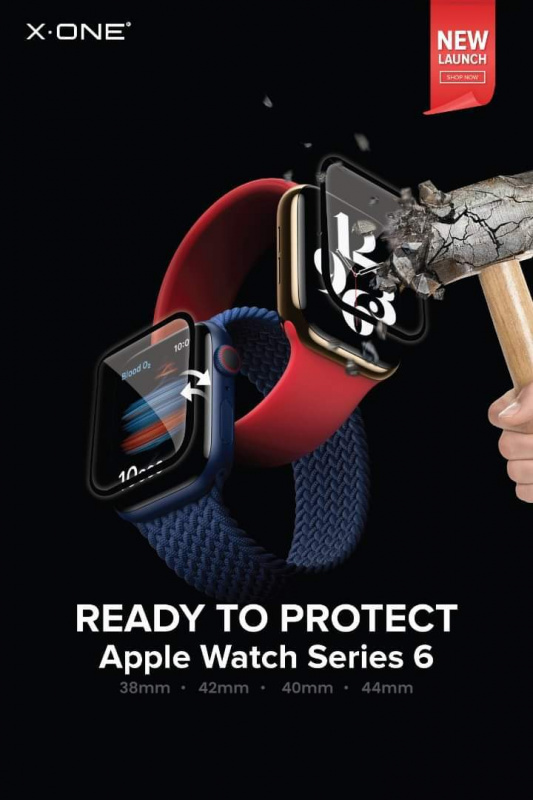 X.ONE - Apple Watch 3D 第四代防爆貼