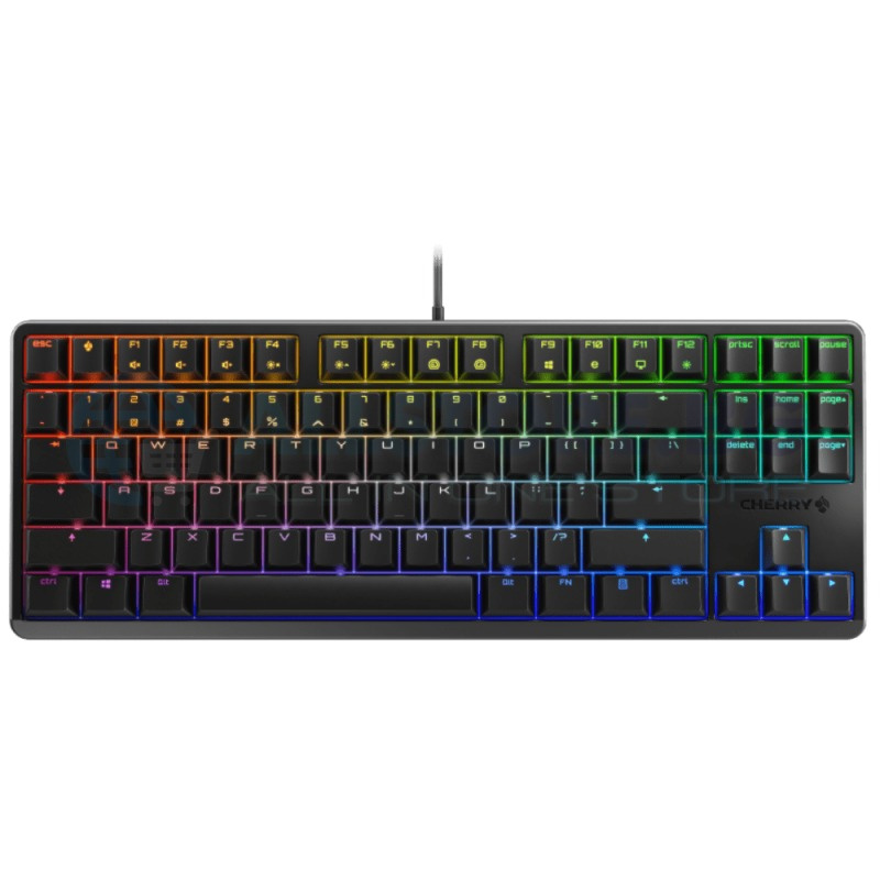 CHERRY G80-3000S TKL RGB 機械式鍵盤 [黑色/白色] [黑軸/青軸]